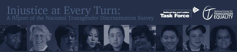 Injustice at Every Turn: A Report of the National Transgender Discrimination Survey [banner]